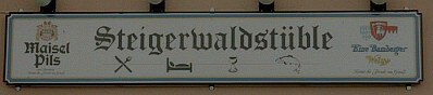 Steigerwaldst&uuml;ble Gastst&auml;tte - Pension in Donnersdorf - Falkenstein im Landkreis Schweinfurt / Unterfranken. Erleben Sie erholsame Stunden oder einen angenehmen Urlaub in fr&auml;nkischer Gastlichkeit am Fu&szlig;e des Zabelsteins - Urlaub in Franken - Urlaub in Bayern